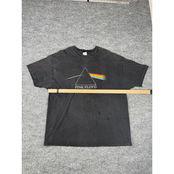 Vintage Pink Floyd Dark Side of the Moon T-Shirt 2XL – Alstyle Mexico Black - Picture 9 of 16